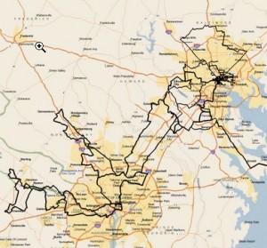 24/7 Mid-atlantic DC Metro & Baltimore Map