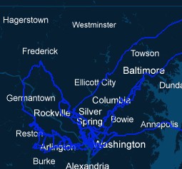 Sidera DC Metro & Baltimore Map