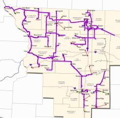 iFiber network map