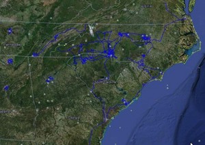 DukeNet network map