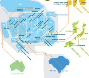 Hudson Fiber Network Map