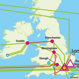 Colt UK network map