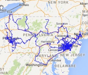 sunesys fiber map