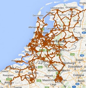 Eurofiber network map