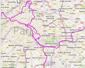 euNetworks Paris network map